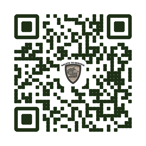 QR code for the Wolves Association Hockey Club donation page